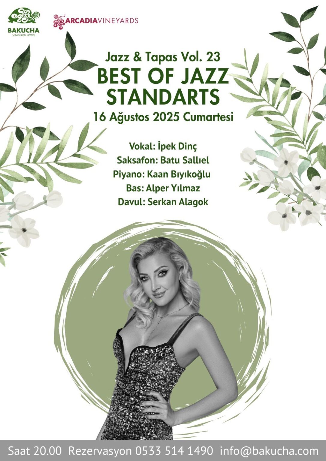 Jazz & Tapas Vol.23 Best of Jazz Standarts İpek Dinç Quintet